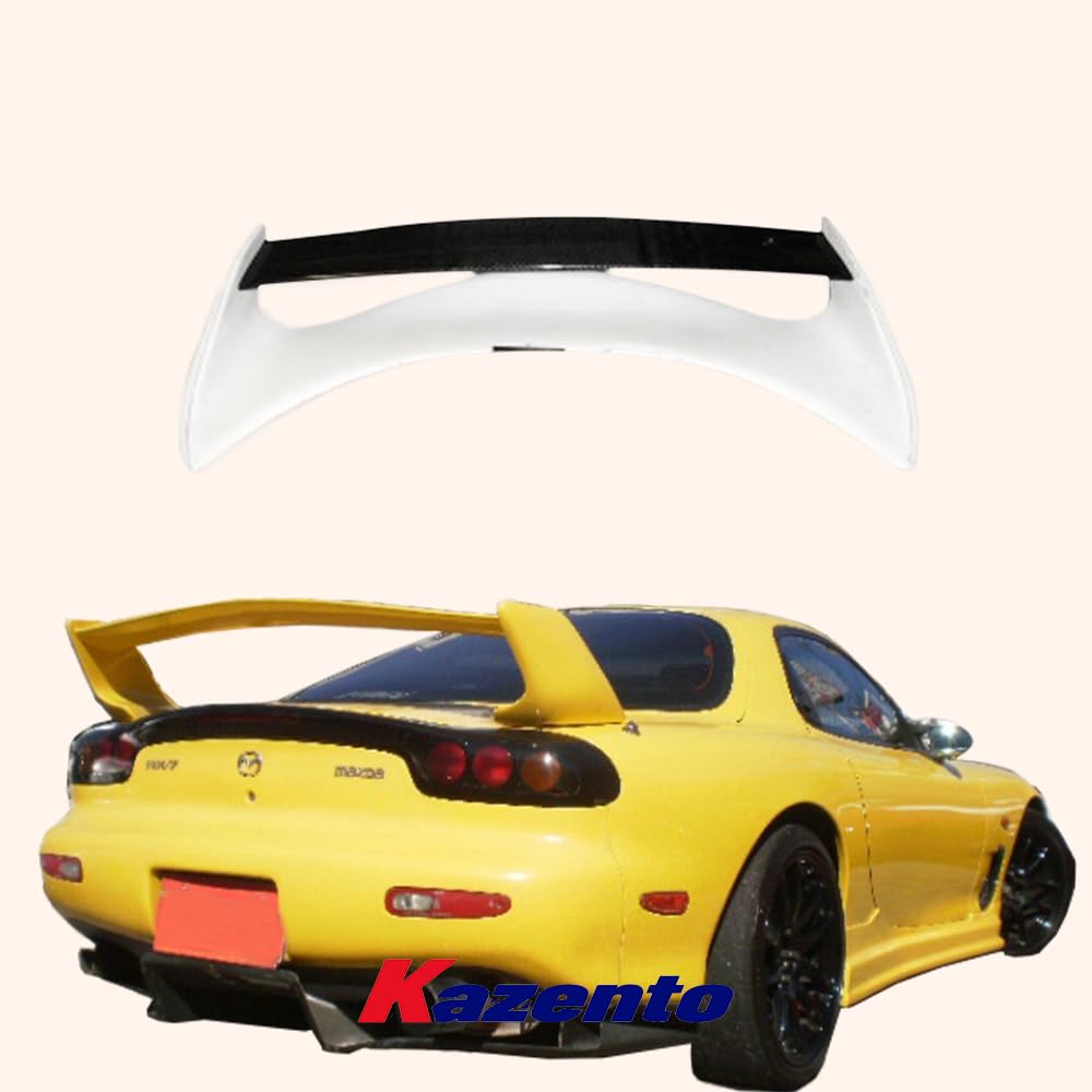 MAZDA RX-7 FD3S カーボン　ウイング Amazon.com: Kazento for Mazda RX7 FD3S MS Style Rear Trunk Boot
